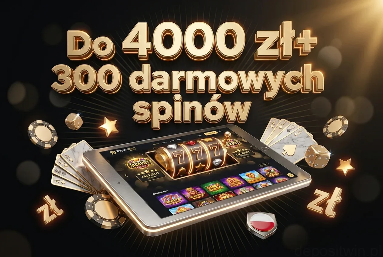 Do 4000 zł+ 300 darmowych spinów